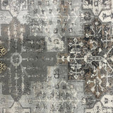 Eliza Beige Grey Medallion Transitional Rug