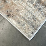 Eliza Beige Grey Distressed Abstract Rug