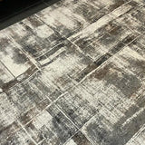 Eliza Beige Grey Distressed Abstract Rug