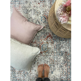 Eliza Blue Multicolour Distressed Transitional Rug