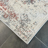 Eliza Blue Multicolour Distressed Transitional Rug