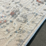 Eliza Blue Multicolour Distressed Transitional Rug
