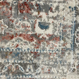 Eliza Blue Multicolour Distressed Transitional Rug