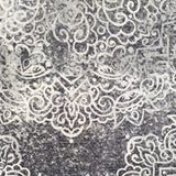 Spirit Grey Flower Distressed Rug