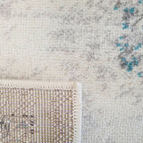 Freedom Grey Blue Medallion Pattern Rug