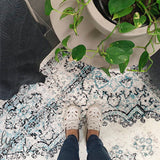Freedom Grey Blue Medallion Pattern Rug