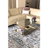 Grace Blue Faded Wash Transitional Rug