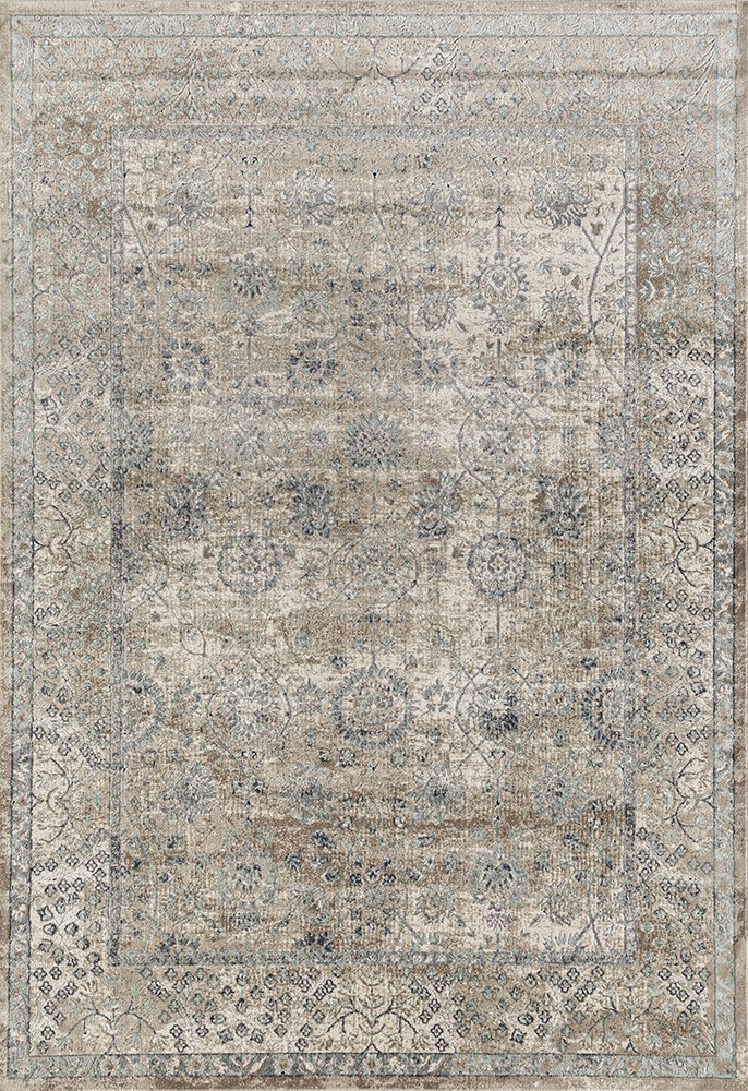 Grace Beige Faded Wash Transitional Rug
