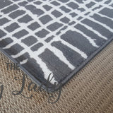 Studious Grey Stripe Abstract