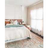 Heirloom Ivory Distressed Floral Rug