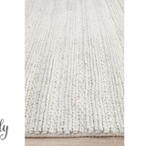 Harvey Ivory Textured Wool Rug