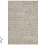 Harvey Natural Beige Textured Wool Rug
