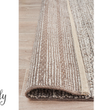 Harvey Natural Beige Textured Wool Rug