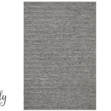 Harvey Grey Textured Wool Rug