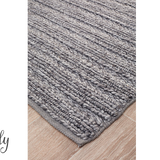 Harvey Grey Textured Wool Rug
