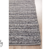 Harvey Grey Textured Wool Rug