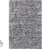 Harvey Grey Textured Wool Rug