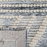 Harlow Silver Tribal Felted Wool Rug