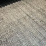 Harmony Grey White Striped Viscose Rug