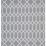 Harlow Navy Lattice Flatweave Rug