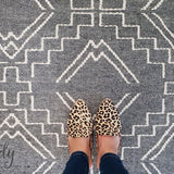 Harlow Grey Tribal Felted Wool Rug