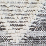 Harlow Natural Off White Tribal Felted Wool Rug