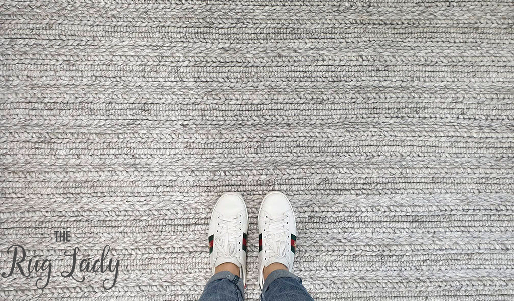 Harvey Silver Textured Wool Rug – The Rug Lady