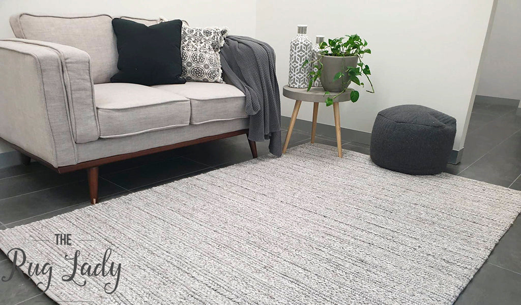 Harvey Silver Textured Wool Rug – The Rug Lady