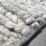 Harvey Silver Textured Wool Rug