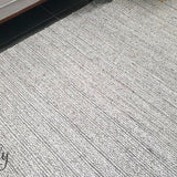 Harvey Silver Textured Wool Rug
