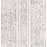 Heaven Grey Tribal Diamond Pattern Rug