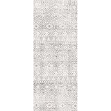 Heaven Grey Tribal Geometric Diamond Hallway Runner