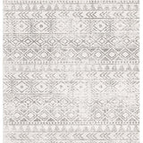 Heaven Grey Tribal Geometric Diamond Rug