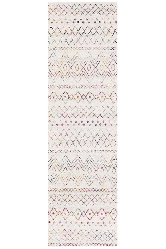 Heaven Multi Colour Tribal Pattern Hallway Runner