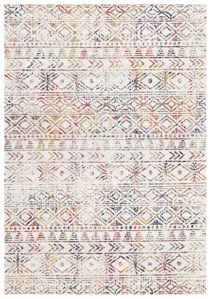 Heaven Multicolour Tribal Geometric Diamond Rug