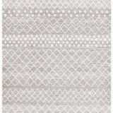 Heaven Silver Tribal Diamond Rug