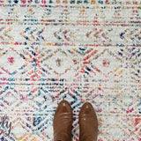 Heaven Multicolour Tribal Geometric Diamond Rug