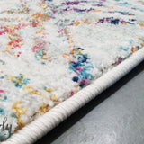 Heaven Multicolour Tribal Geometric Diamond Rug