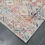 Heaven Multicolour Tribal Geometric Diamond Rug