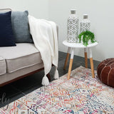 Heaven Multicolour Tribal Geometric Diamond Rug