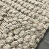 Halli Grey Hand-Woven Wool Rug