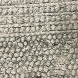 Halli Grey Hand-Woven Wool Rug
