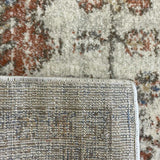 Madison Silver Faded Vintage Medallion Rug