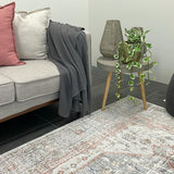 Madison Silver Faded Vintage Medallion Rug