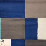 Industry Blue Multicoloured Modern Tiles Rug