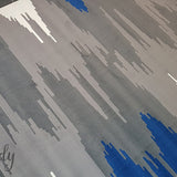 Industry Galaxy Blue Grey Lines Rug