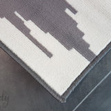 Industry Galaxy Blue Grey Lines Rug