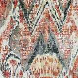 Bella Rust and Prints Distressed Vintage Rug