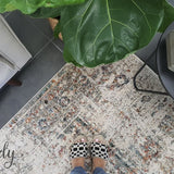 Bella Grey Distressed Vintage Rug
