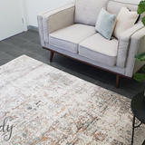 Bella Grey Distressed Vintage Rug